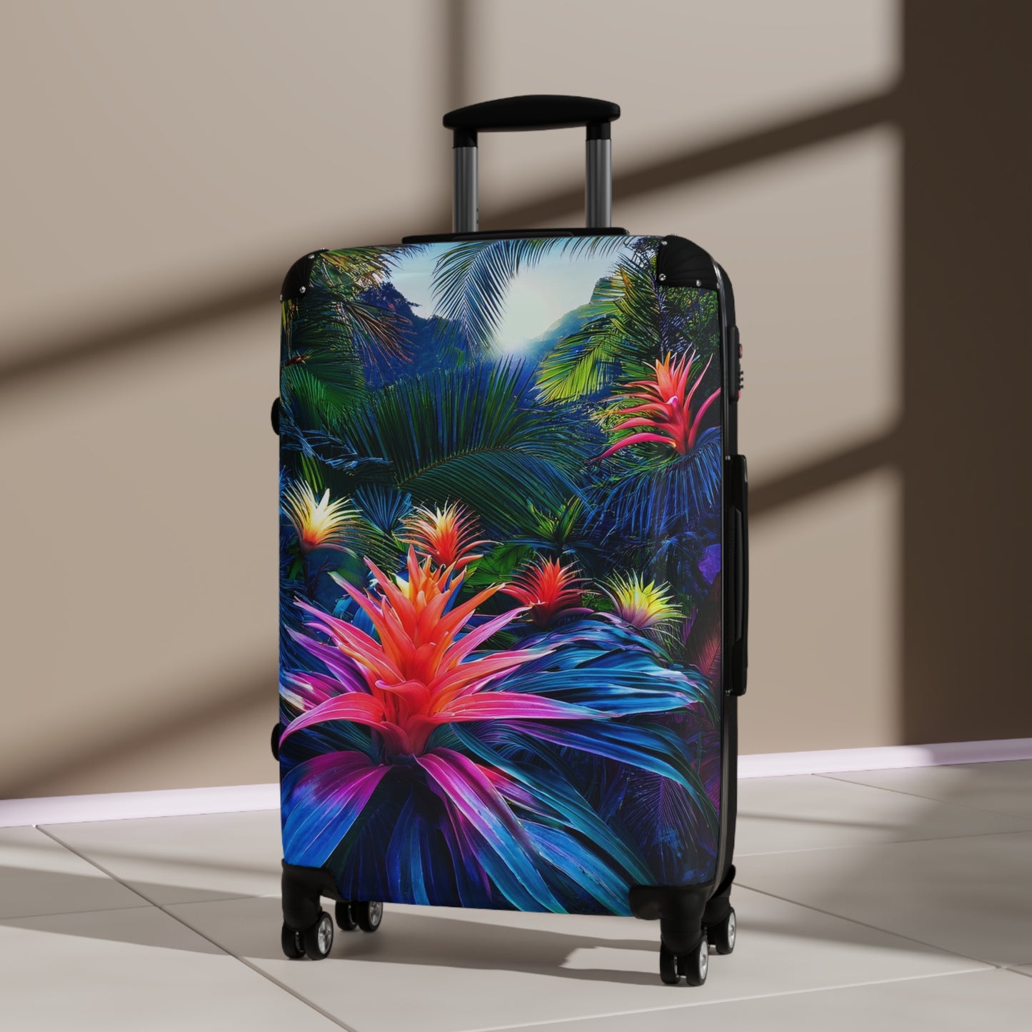 Nature Flowers Floral Tropical Art Carry-On Suitcase - Stylish Luggage for Travelers