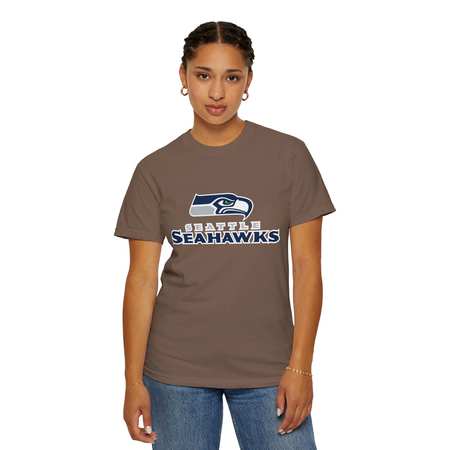 Seattle Seahawks Gear Garment-Dyed T-Shirt – Premium Cotton Tee for Customization