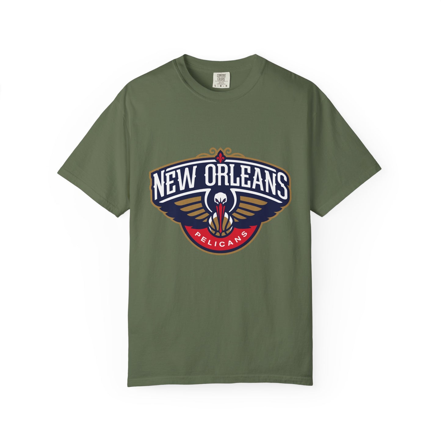 New Orleans Pelicans Garment-Dyed T-Shirt – Premium Cotton Tee for Customization