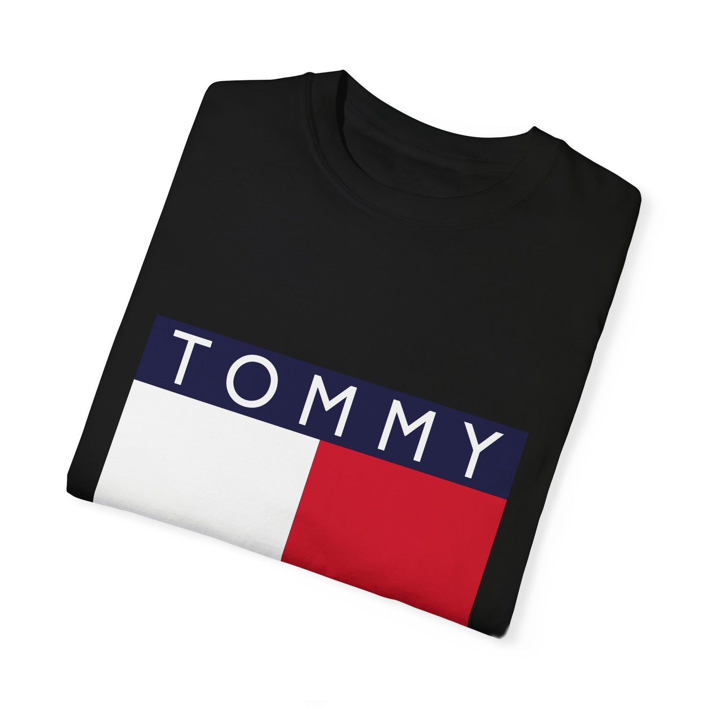 Tommy Hilfiger Garment-Dyed T-Shirt – Premium Cotton Tee for Customization