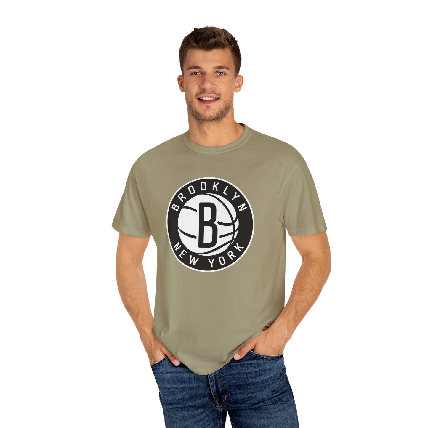 Brooklyn Nets Game Day Gear Garment-Dyed T-Shirt – Premium Cotton Tee for Customization