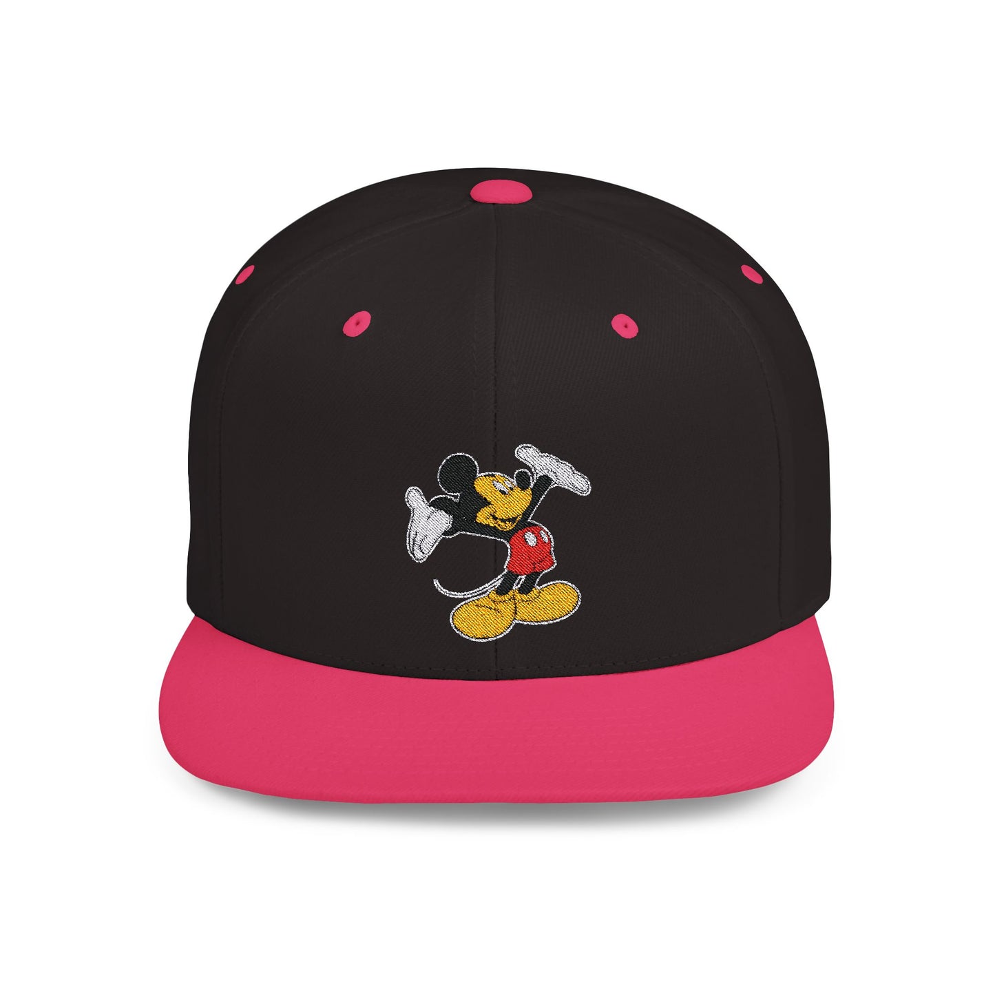 Mickey Mouse Disney Holiday Flat Bill Snapback – Lightweight, Custom Fit, Premium Quality