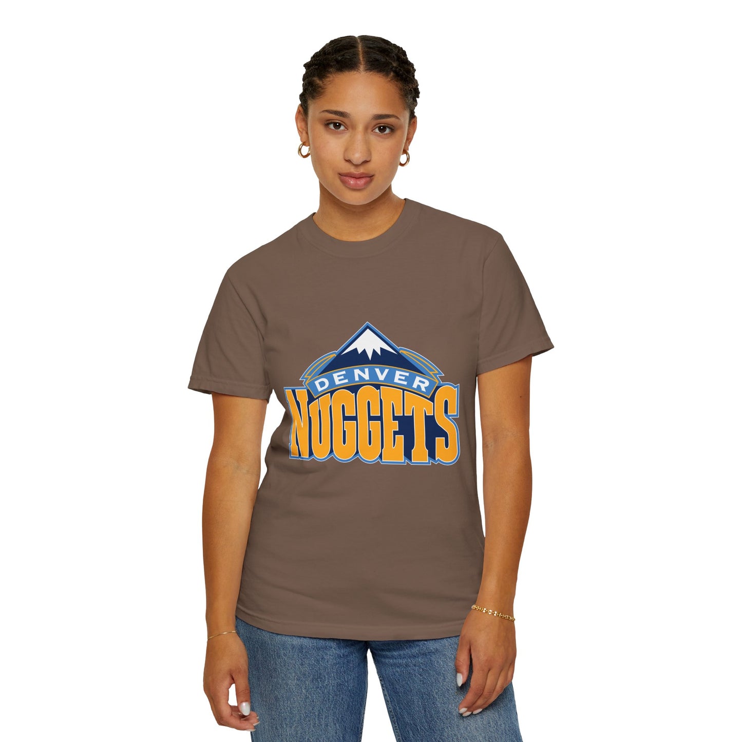 Denver Nuggets Garment-Dyed T-Shirt – Premium Cotton Tee for Customization