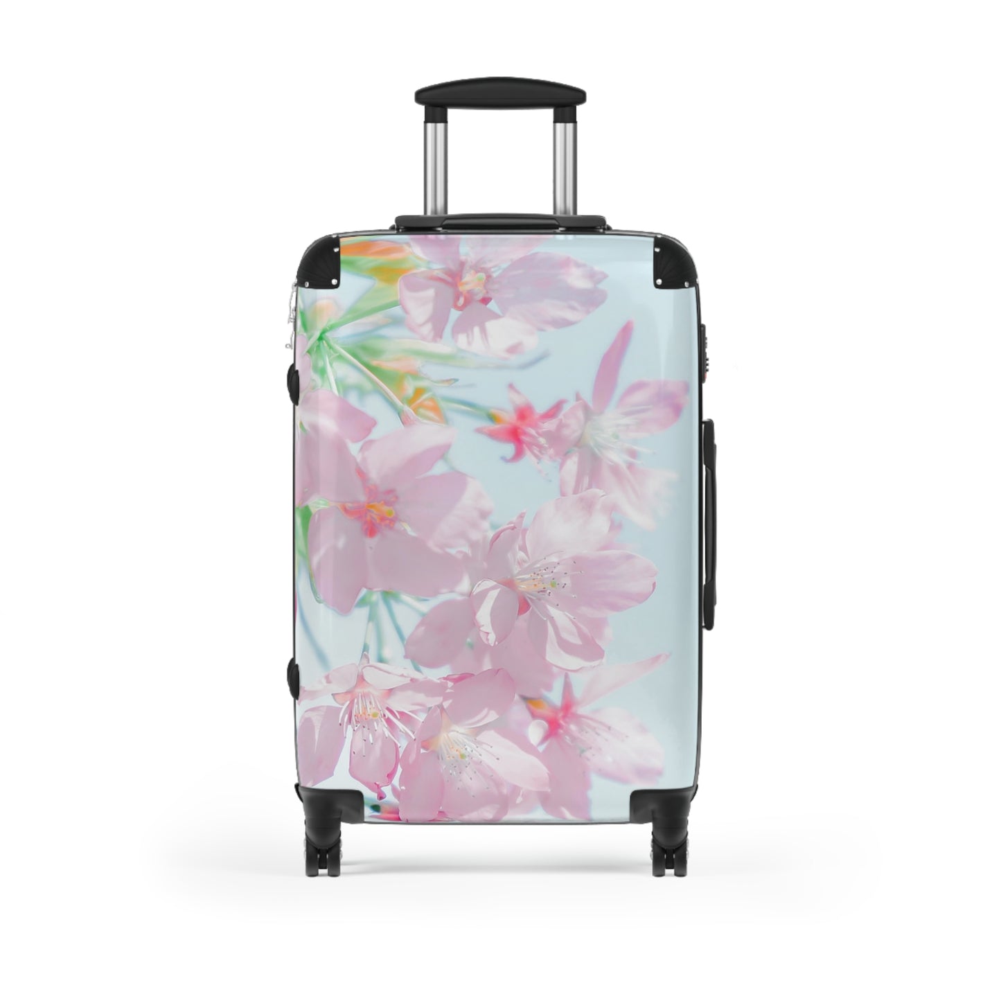 Nature Flowers Floral Green Leaf Art Carry-On Suitcase - Stylish Luggage for Travelers