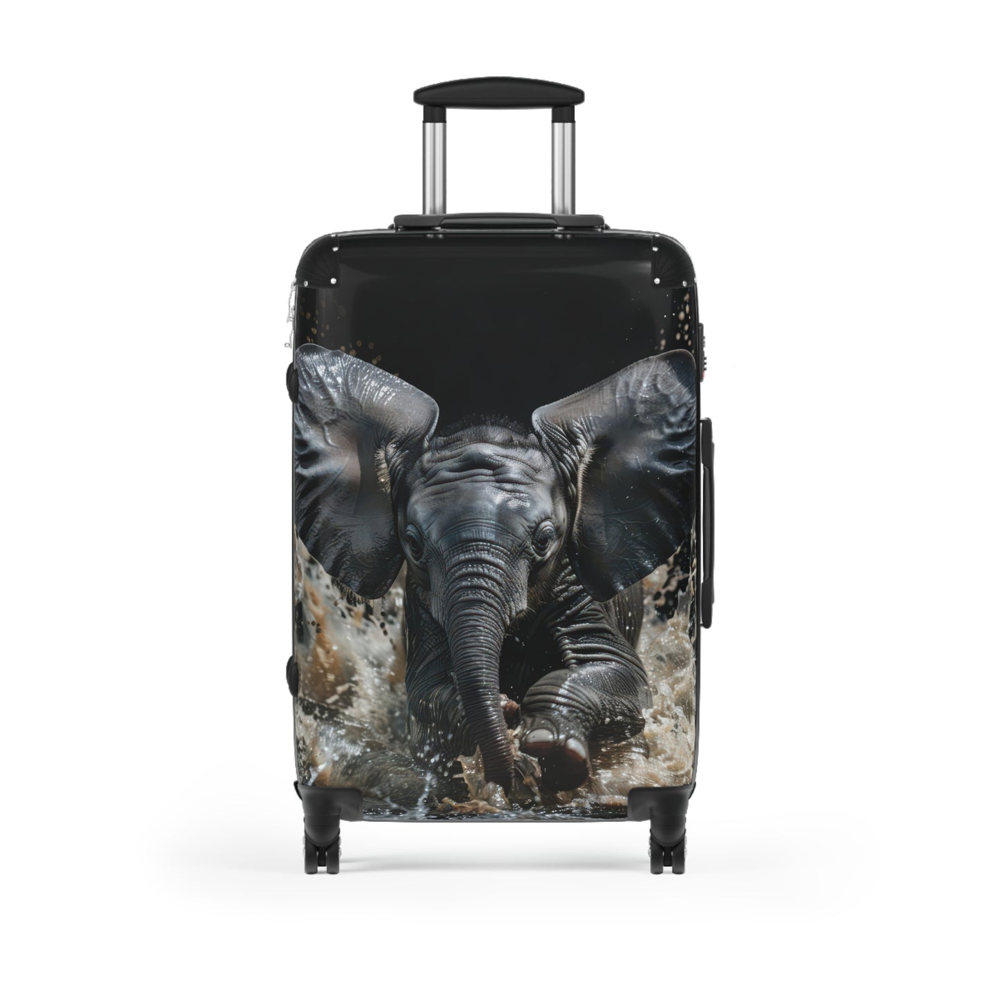 Nature Elephant Splashes Art Carry-On Suitcase - Stylish Luggage for Travelers