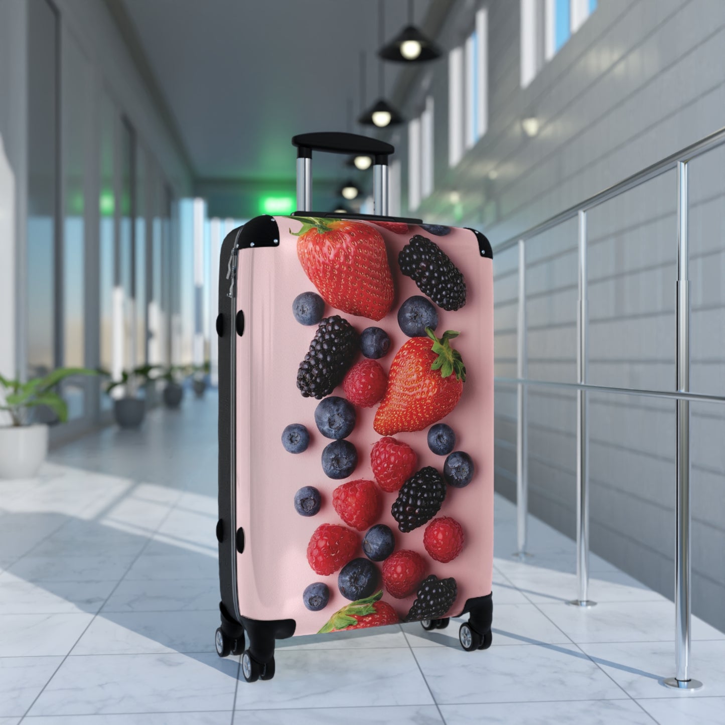 Nature Summer Fruits Vibrant Mix Carry-On Suitcase - Stylish Luggage for Travelers