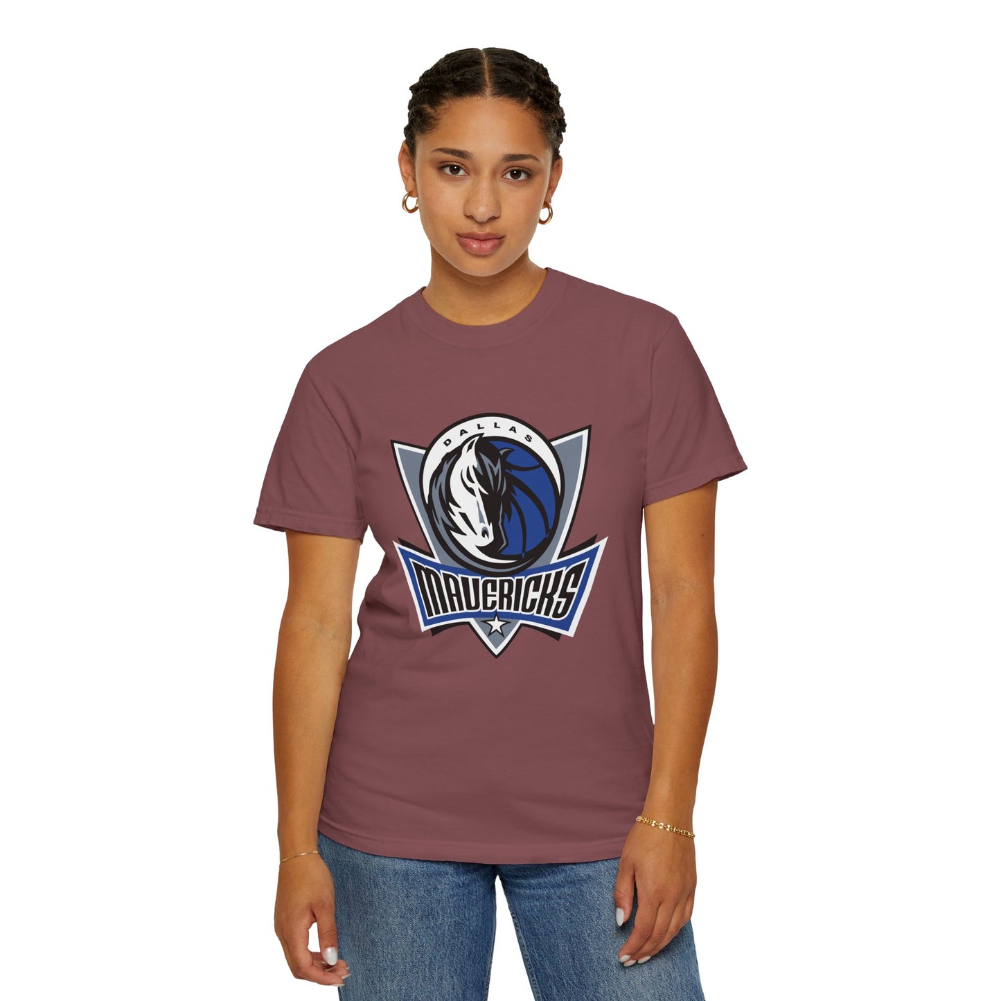 Dallas Mavericks Garment-Dyed T-Shirt – Premium Cotton Tee for Customization