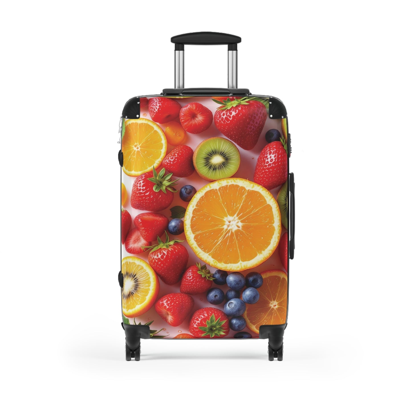 Nature Summer Assorted Fruit Carry-On Suitcase - Stylish Luggage for Travelers