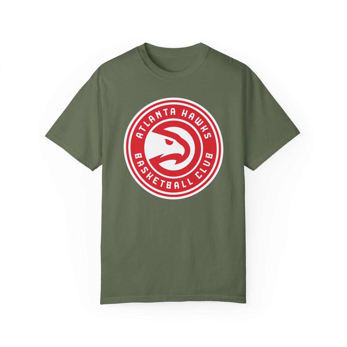 Atlanta Hawks Hoop Lifestyle Garment-Dyed T-Shirt – Premium Cotton Tee for Customization