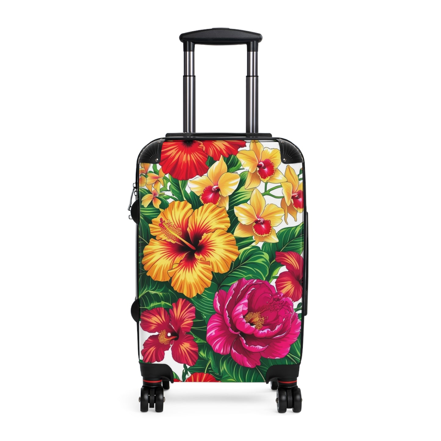 Nature Flowers Floral Colorful Flower Art Carry-On Suitcase - Stylish Luggage for Travelers