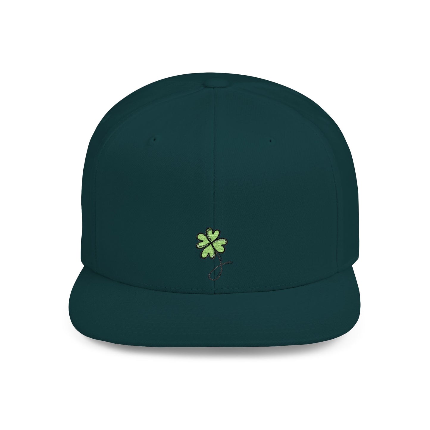 Icons Embroidered Leaf Flat Bill Snapback – Lightweight, Custom Fit, Premium Quality