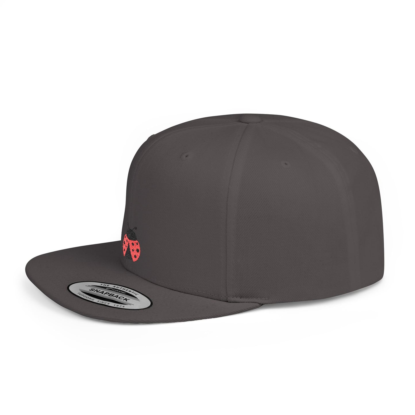 Icons Embroidered Lady Bird Flat Bill Snapback – Lightweight, Custom Fit, Premium Quality