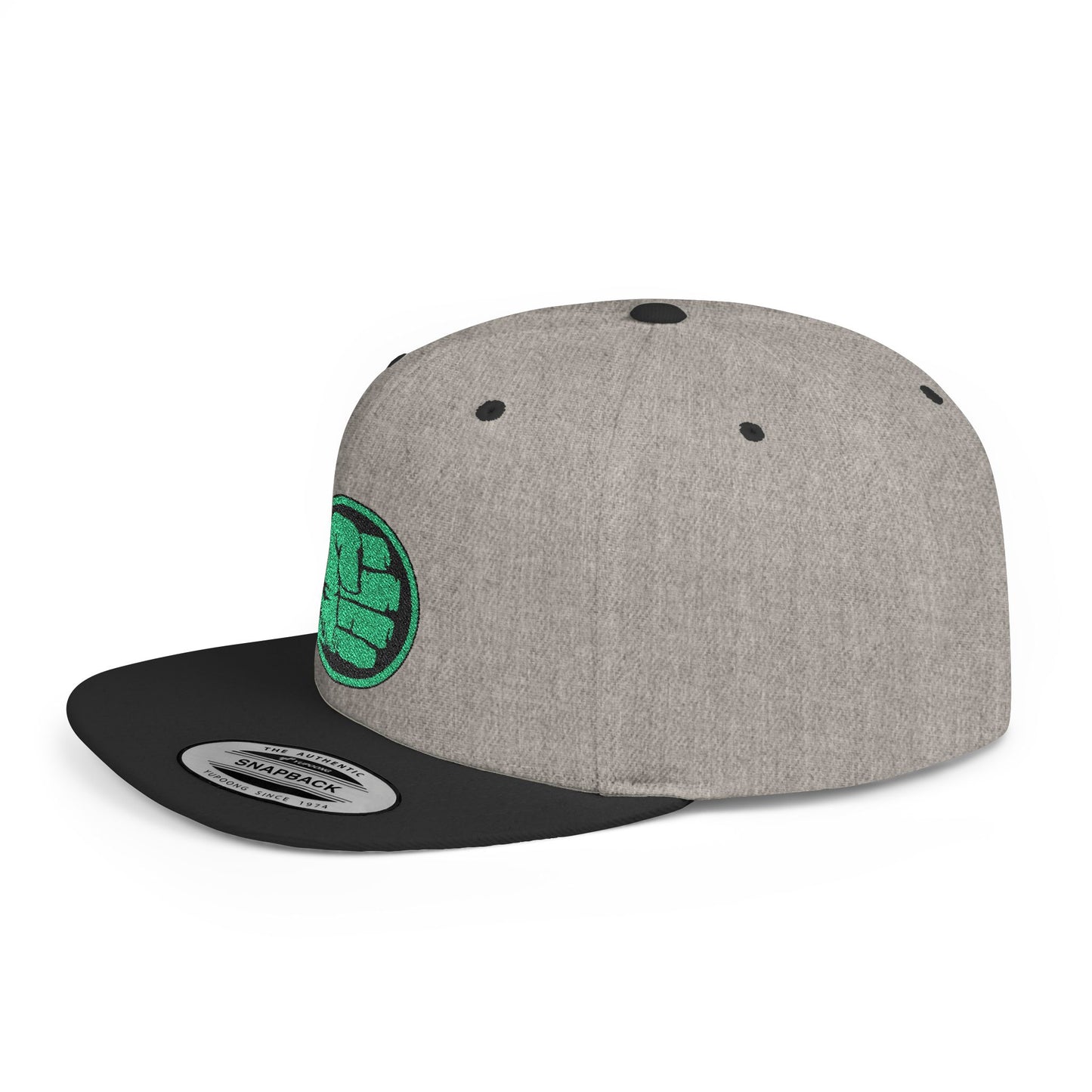 Marvel Hulk Smash Flat Bill Snapback – Lightweight, Custom Fit, Premium Quality