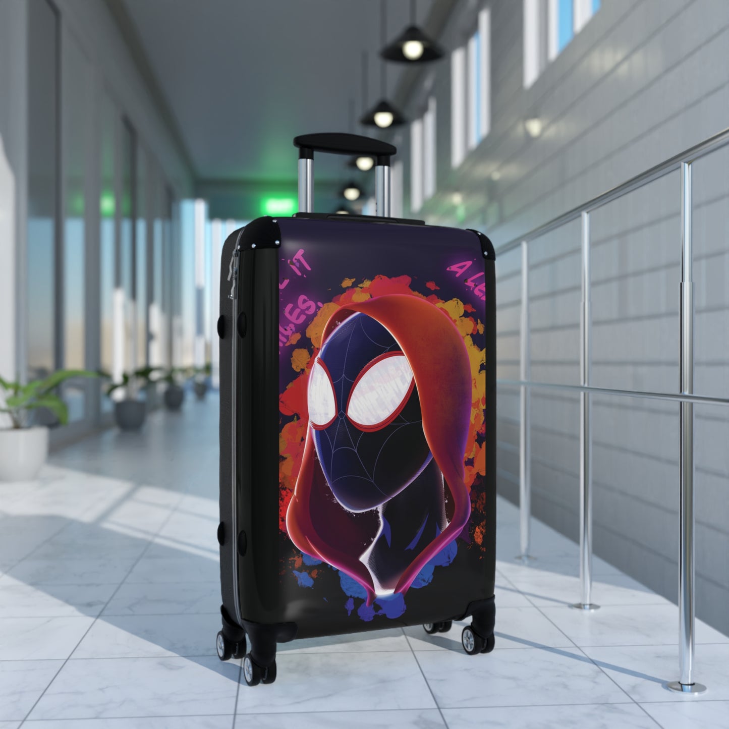 Marvel Miles Morales Carry-On Suitcase - Stylish Luggage for Travelers