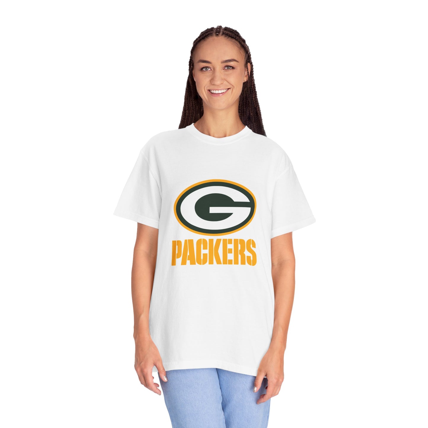 Green Bay Packers Merchandise Garment-Dyed T-Shirt – Premium Cotton Tee for Customization