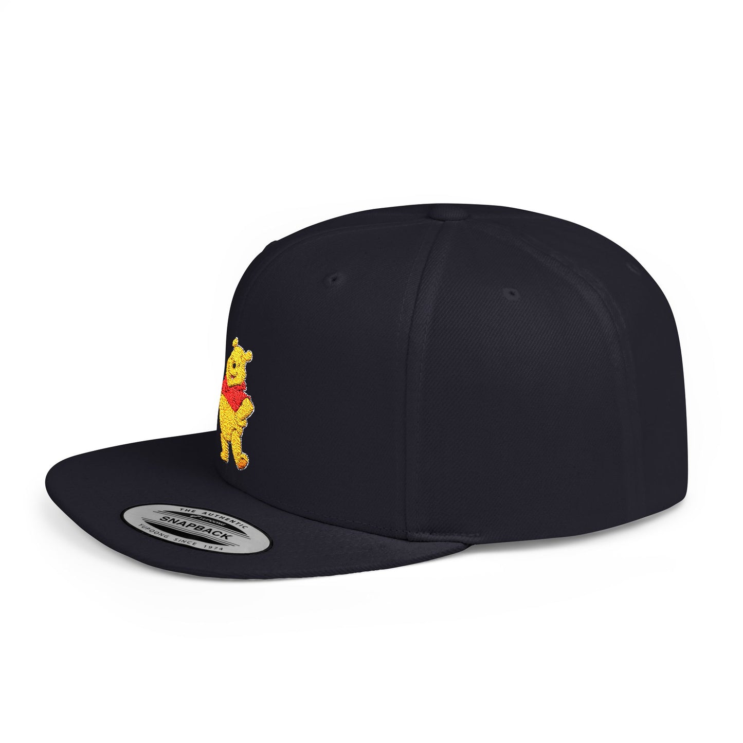 Winnie The Pooh Classic Flat Bill Snapback – Lightweight, Custom Fit, Premium Quality