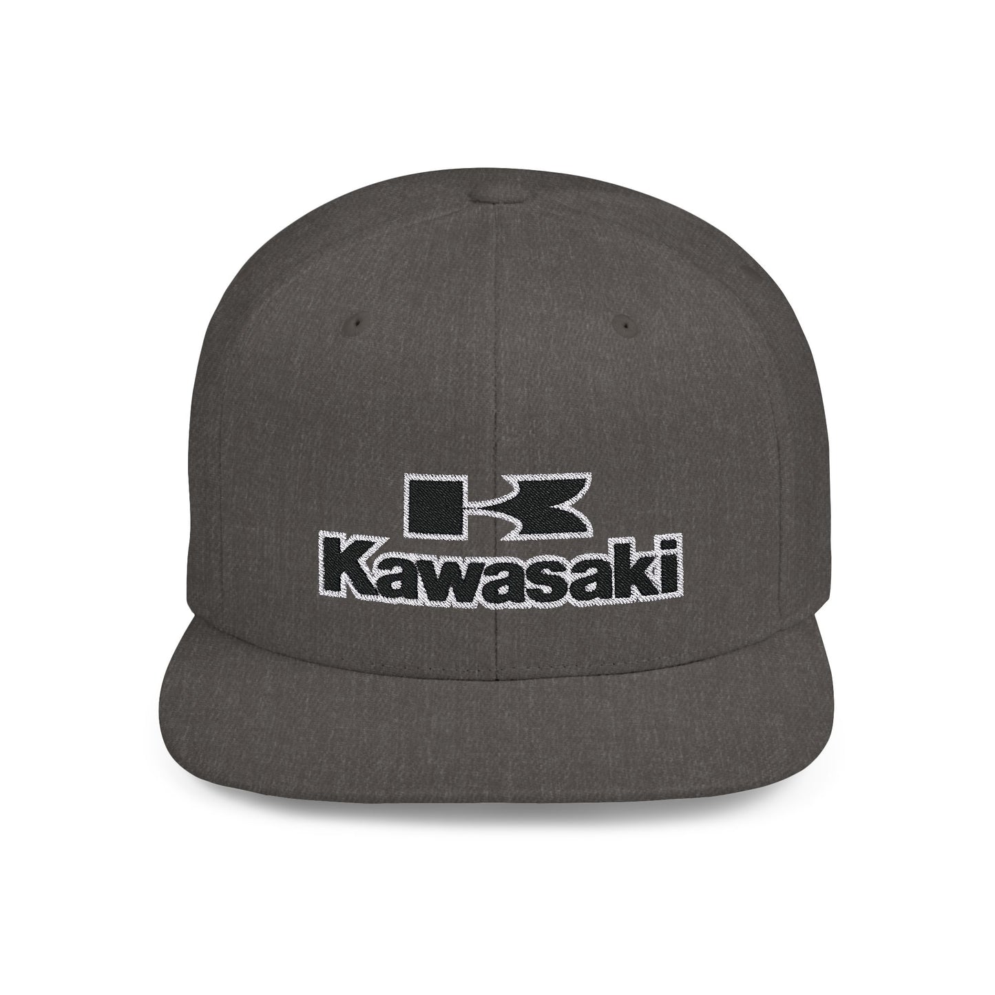 Kawasaki Flat Bill Snapback – Lightweight, Custom Fit, Premium Quality