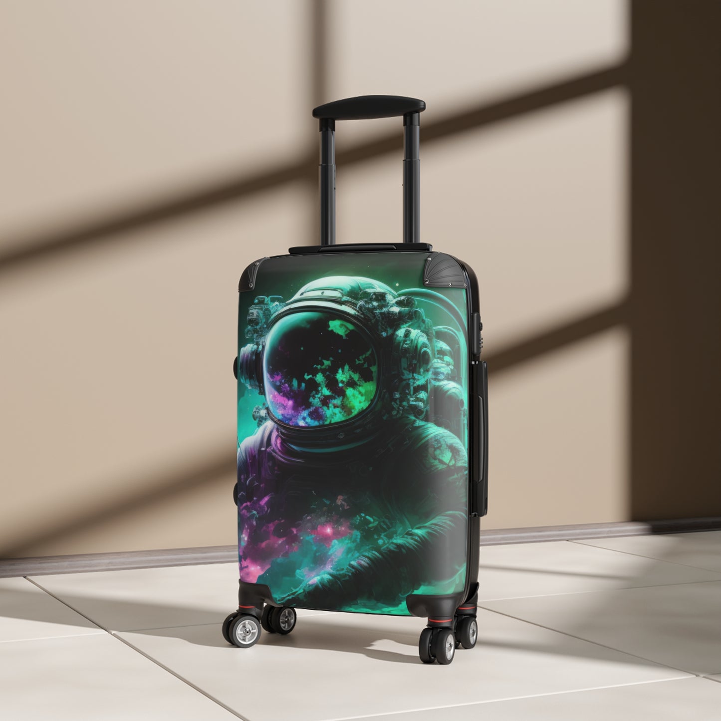 Space Astronaut Digital Art Carry-On Suitcase - Stylish Luggage for Travelers