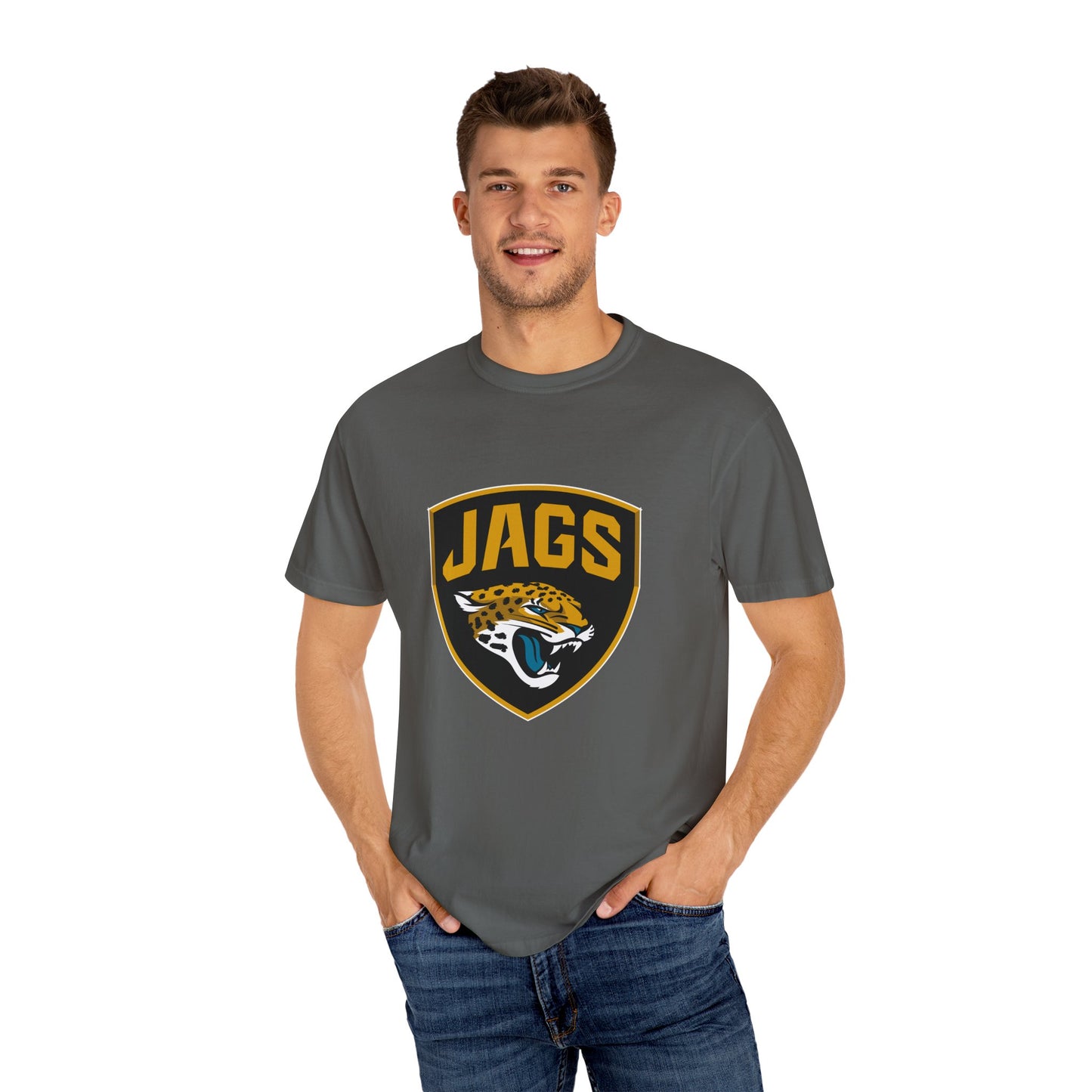 Jacksonville Jaguars Collectibles Garment-Dyed T-Shirt – Premium Cotton Tee for Customization