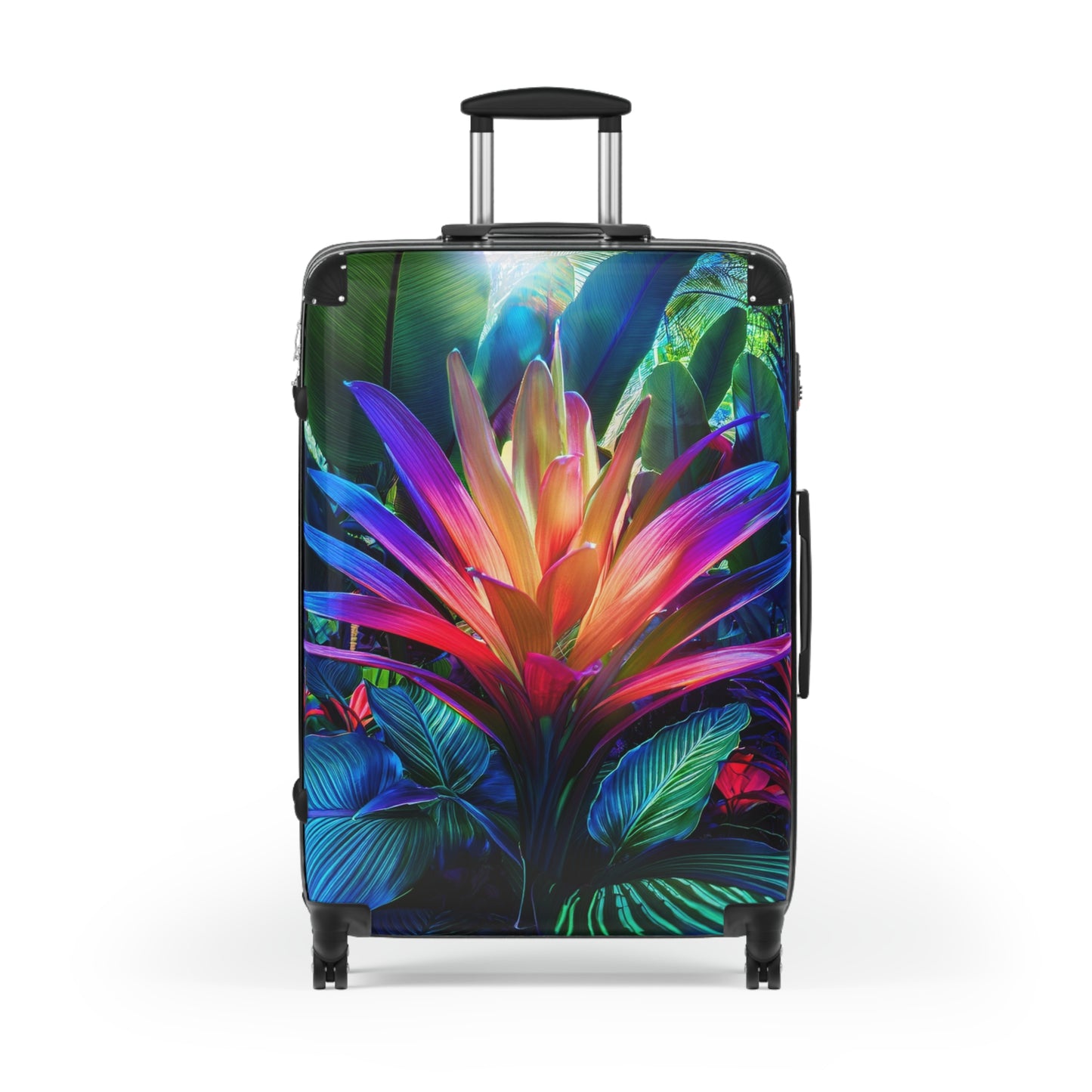 Nature Flowers Floral Vibrant Carry-On Suitcase - Stylish Luggage for Travelers