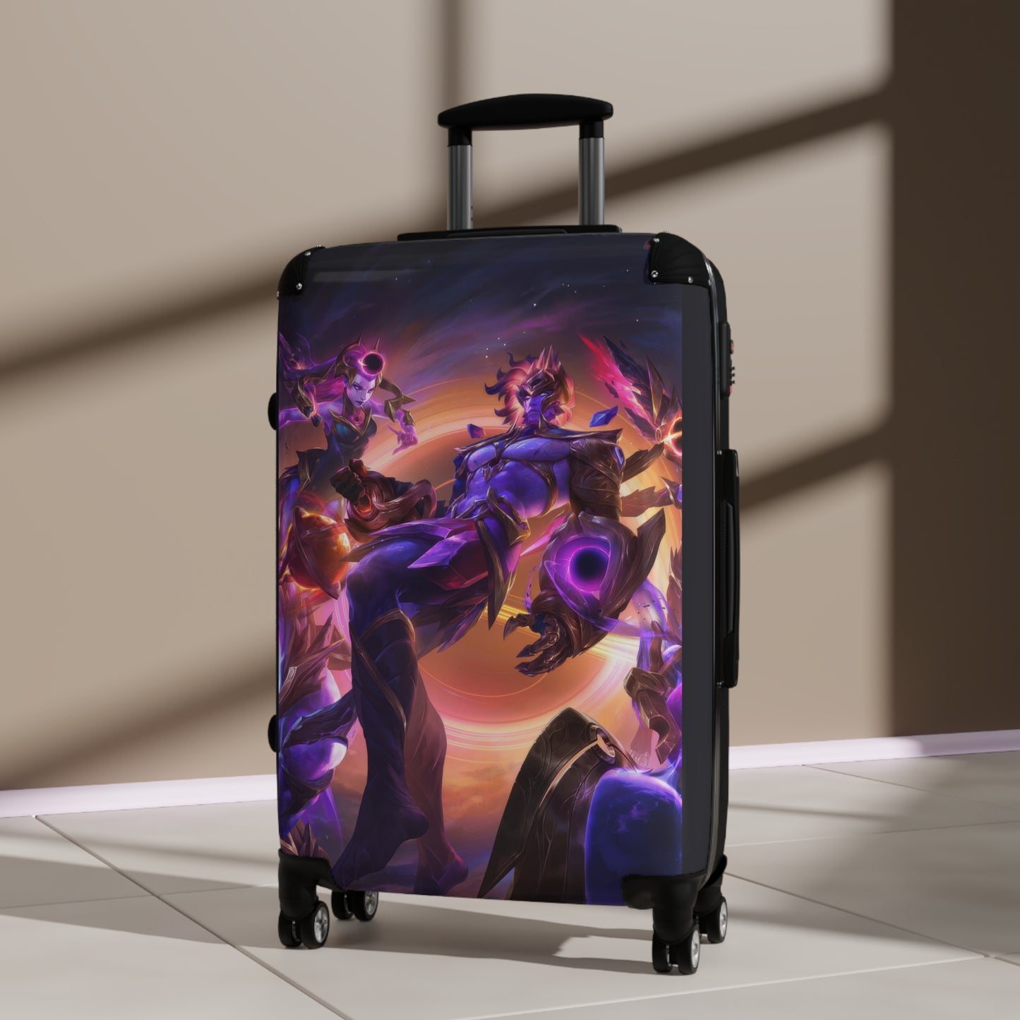Video Games League of Legends Dark Star Carry-On Suitcase - Stylish Luggage for Travelers