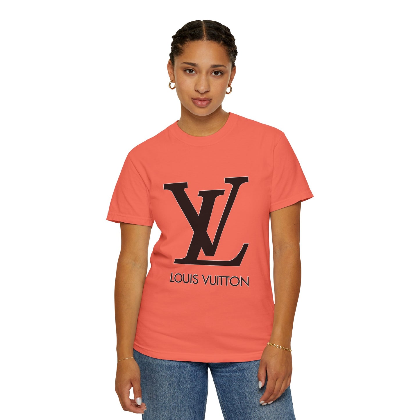 Louis Vuitton Garment-Dyed T-Shirt – Premium Cotton Tee for Customization