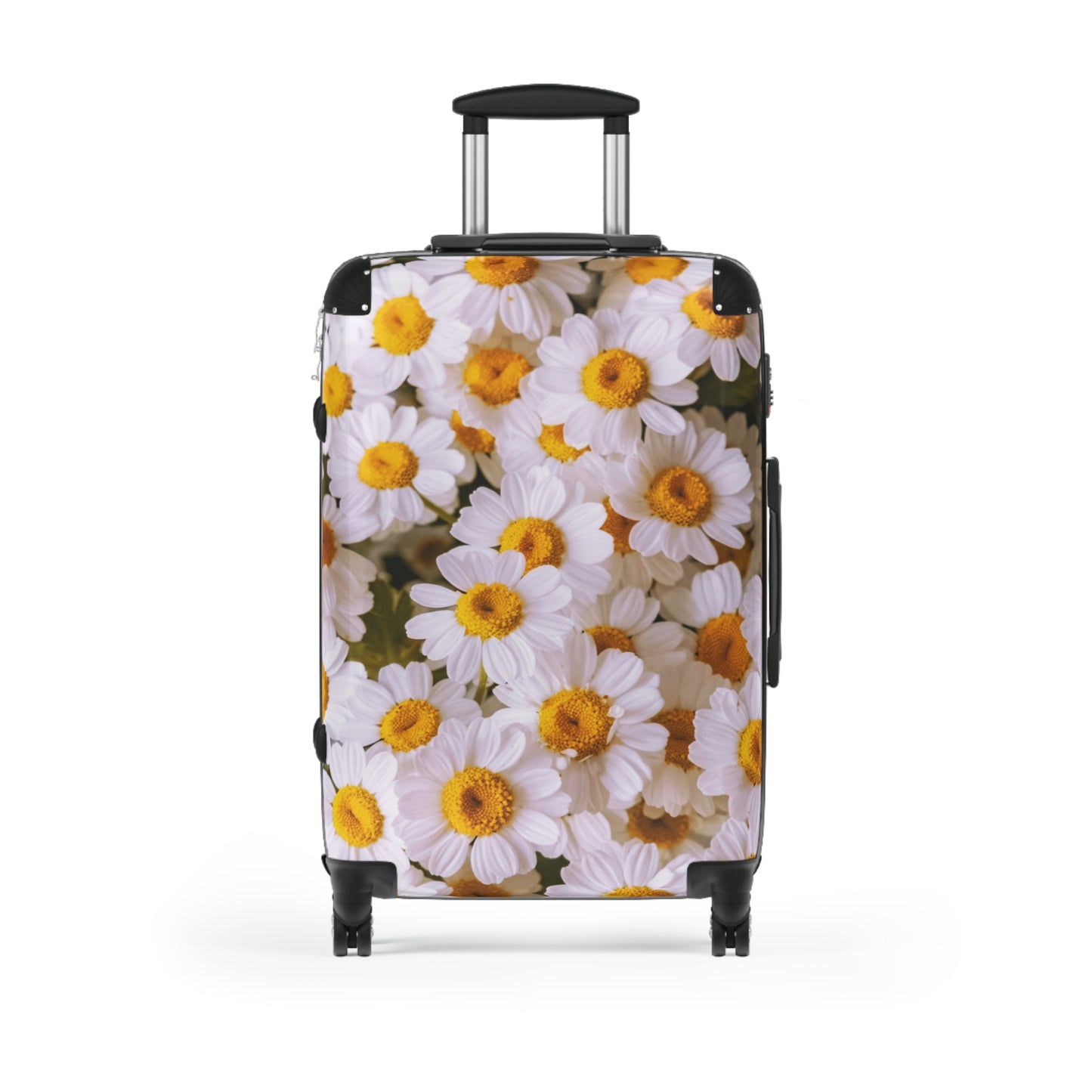 Nature Flowers Floral Chamomile Art Carry-On Suitcase - Stylish Luggage for Travelers