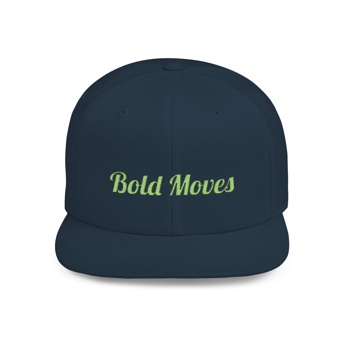 Text Bold Move Flat Bill Snapback – Lightweight, Custom Fit, Premium Quality