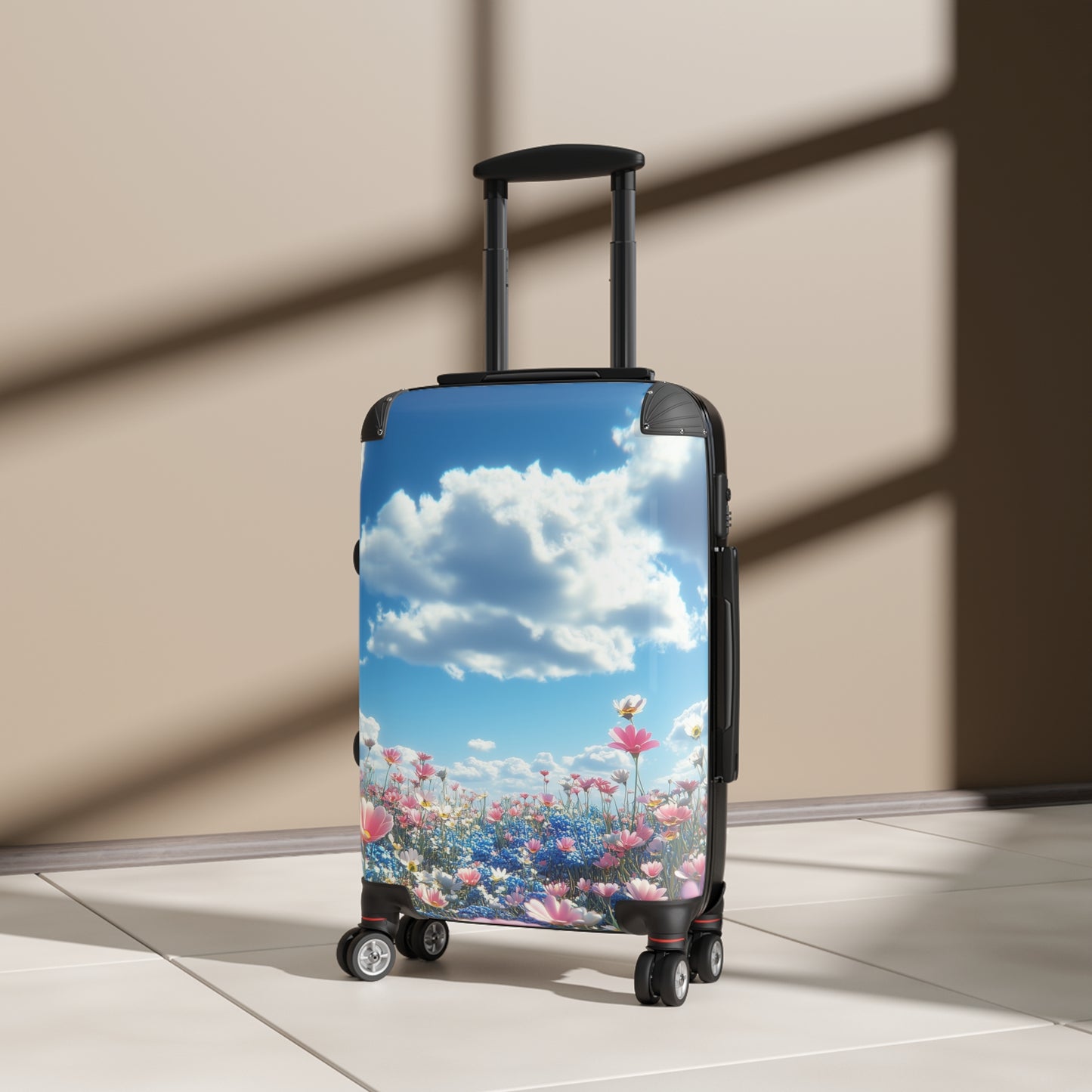 Nature Flowers Floral Sky Spring Carry-On Suitcase - Stylish Luggage for Travelers