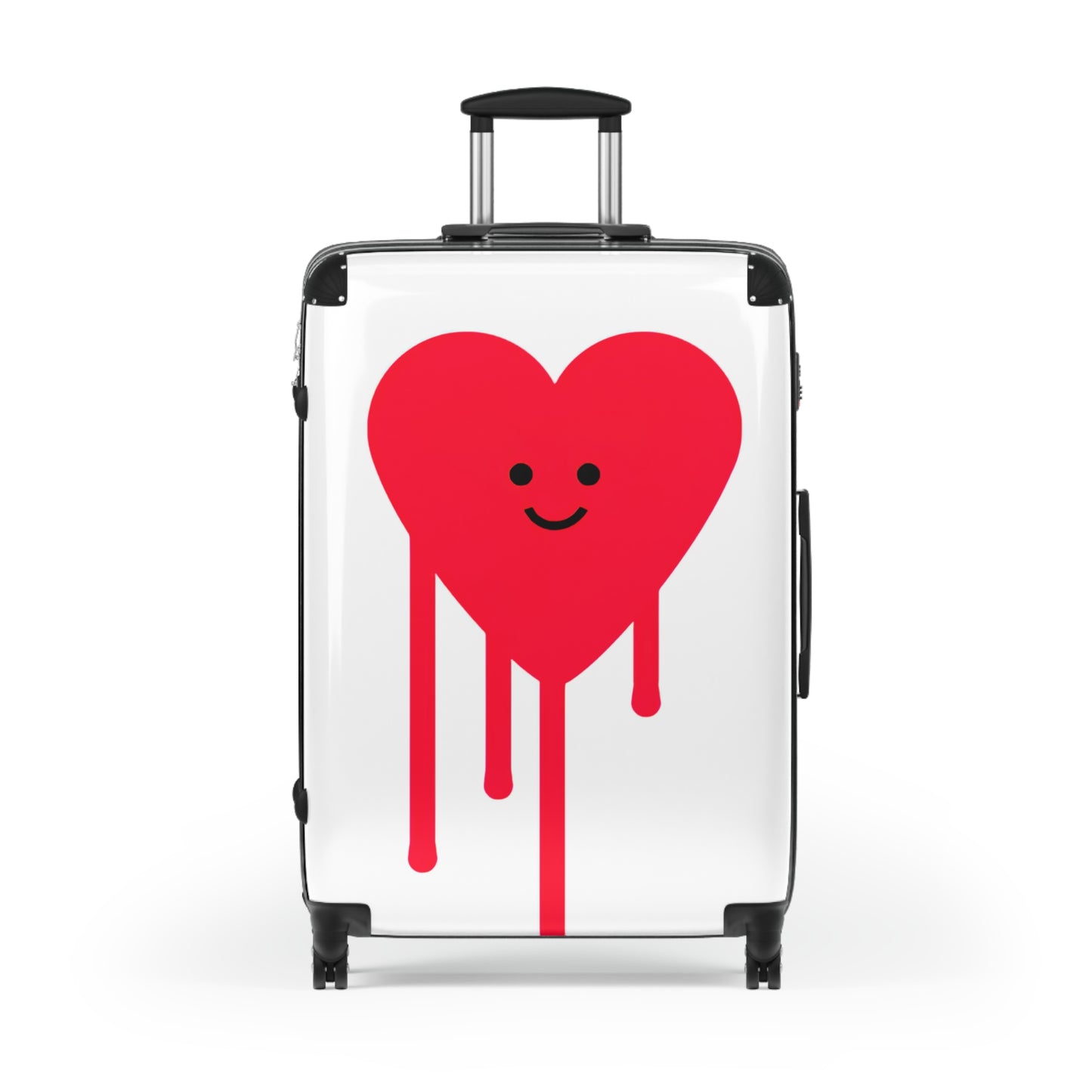 Love Drippy Heart Art Carry-On Suitcase - Stylish Luggage for Travelers