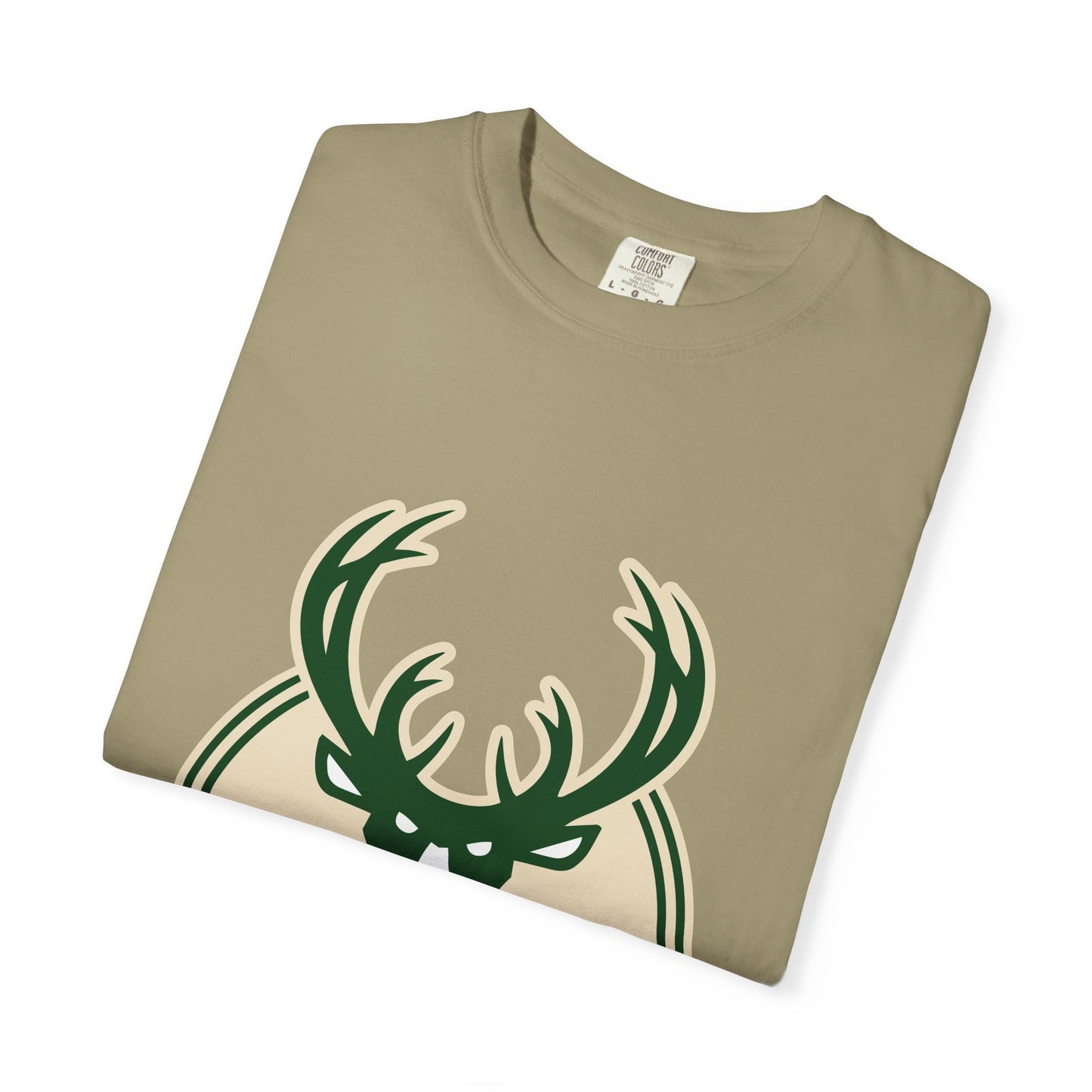 Milwaukee Bucks NBA Garment-Dyed T-Shirt – Premium Cotton Tee for Customization