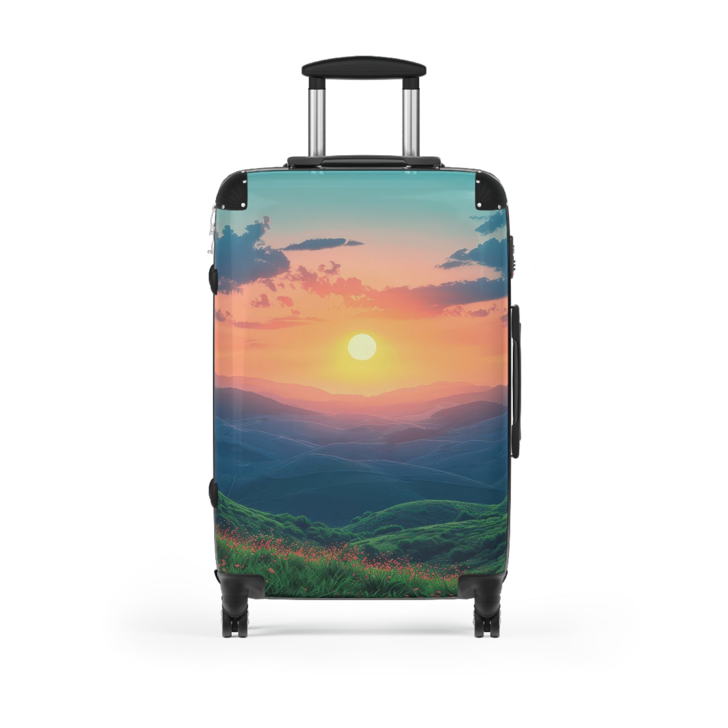 Nature Sunset Serene Art Carry-On Suitcase - Stylish Luggage for Travelers