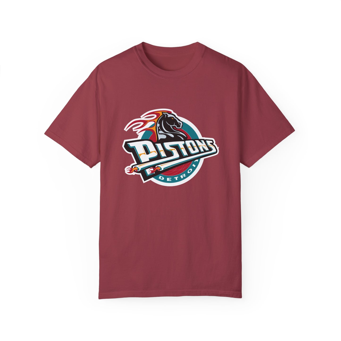 Detroit Pistons Basketball Life Garment-Dyed T-Shirt – Premium Cotton Tee for Customization