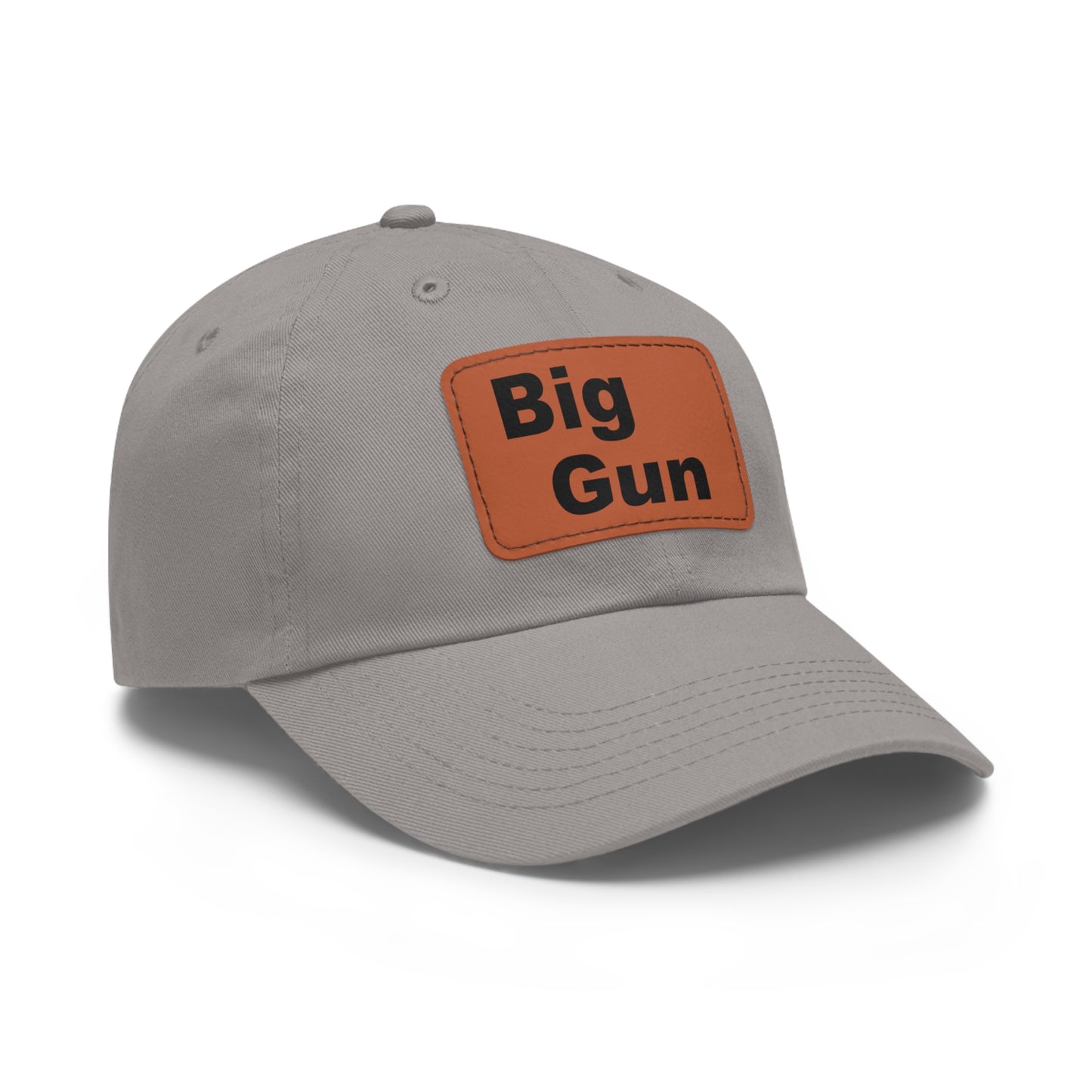 Dad Leather Patch Hat Big Gun – Timeless Style, Perfect Fit