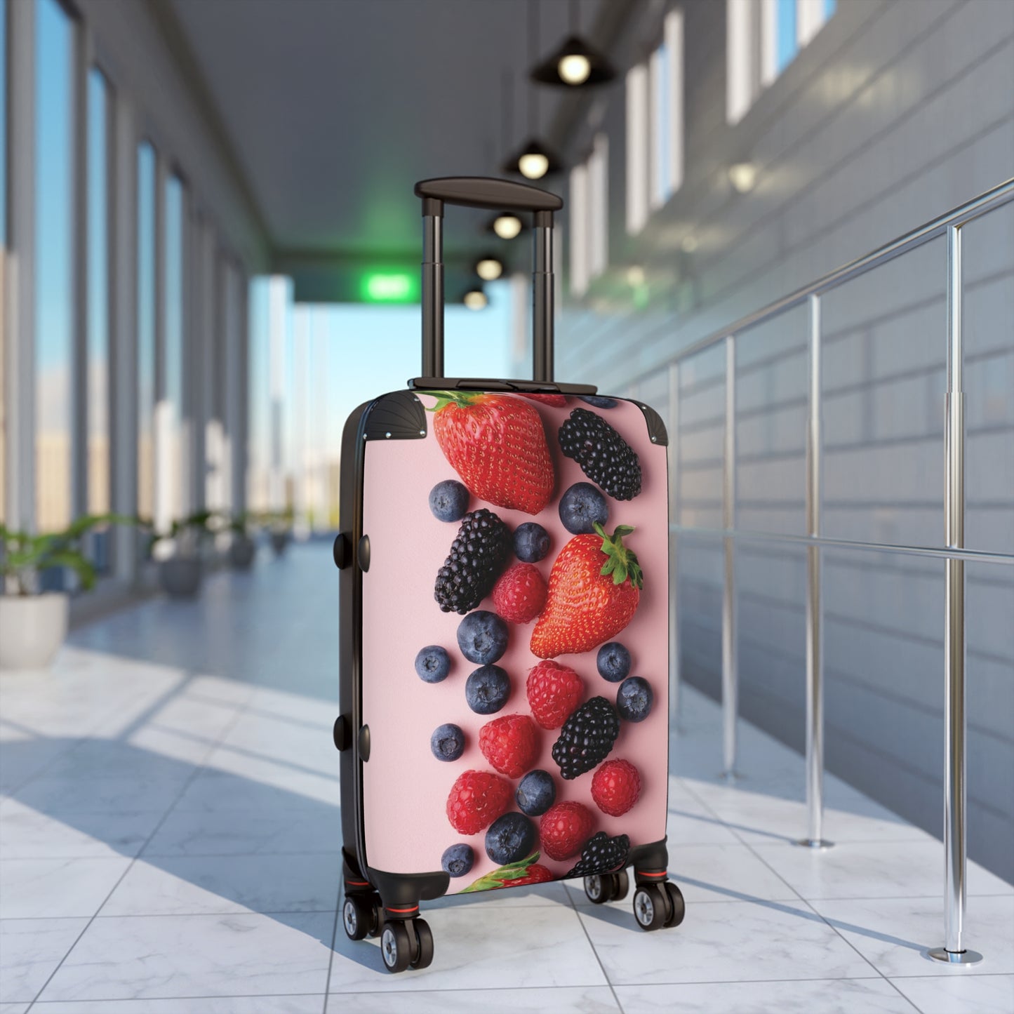 Nature Summer Fruits Vibrant Mix Carry-On Suitcase - Stylish Luggage for Travelers
