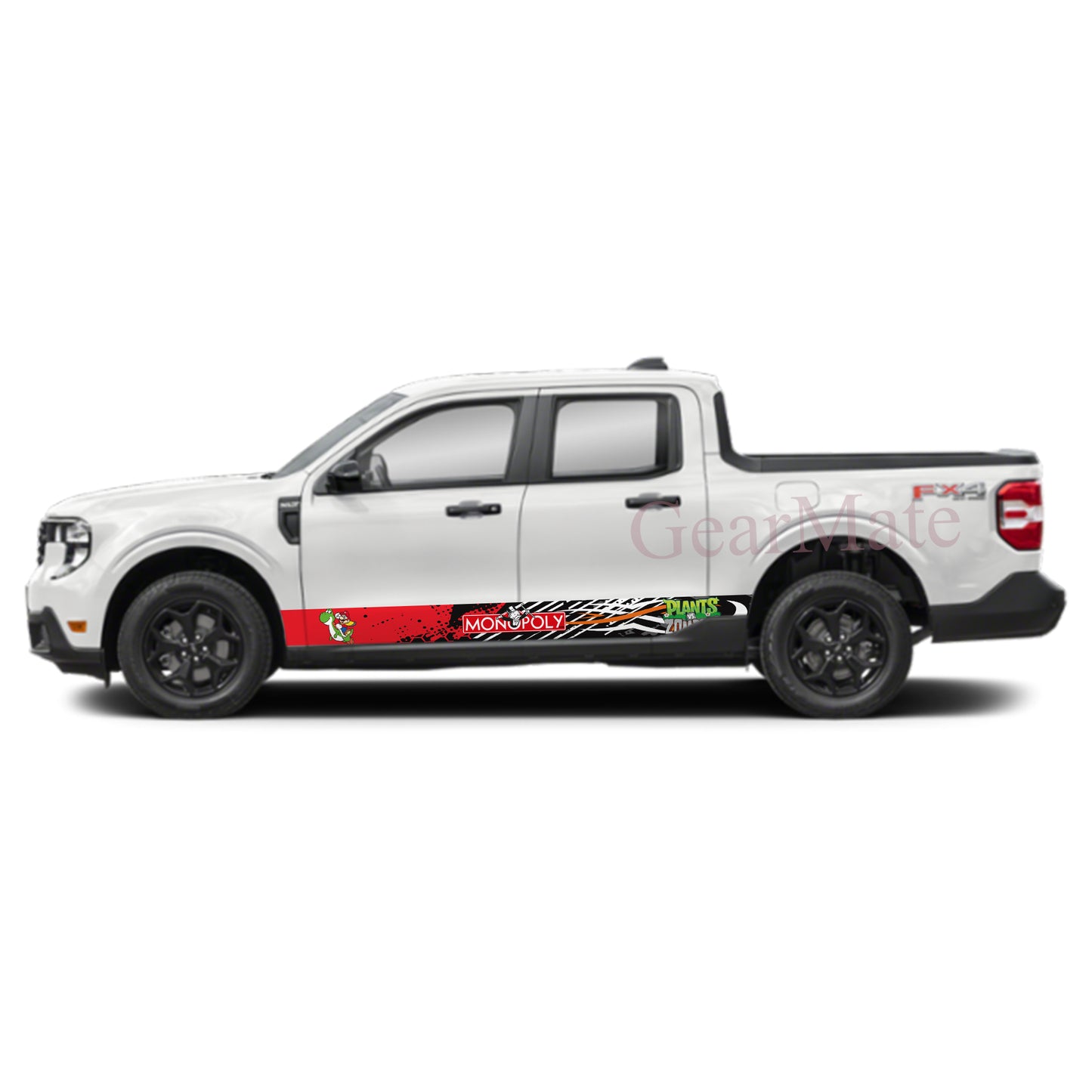 Monopoly Games Rocker Panel Graphic Decal Kit (Left & Right Sides) - High Quality Vinyl for Trucks & SUVs