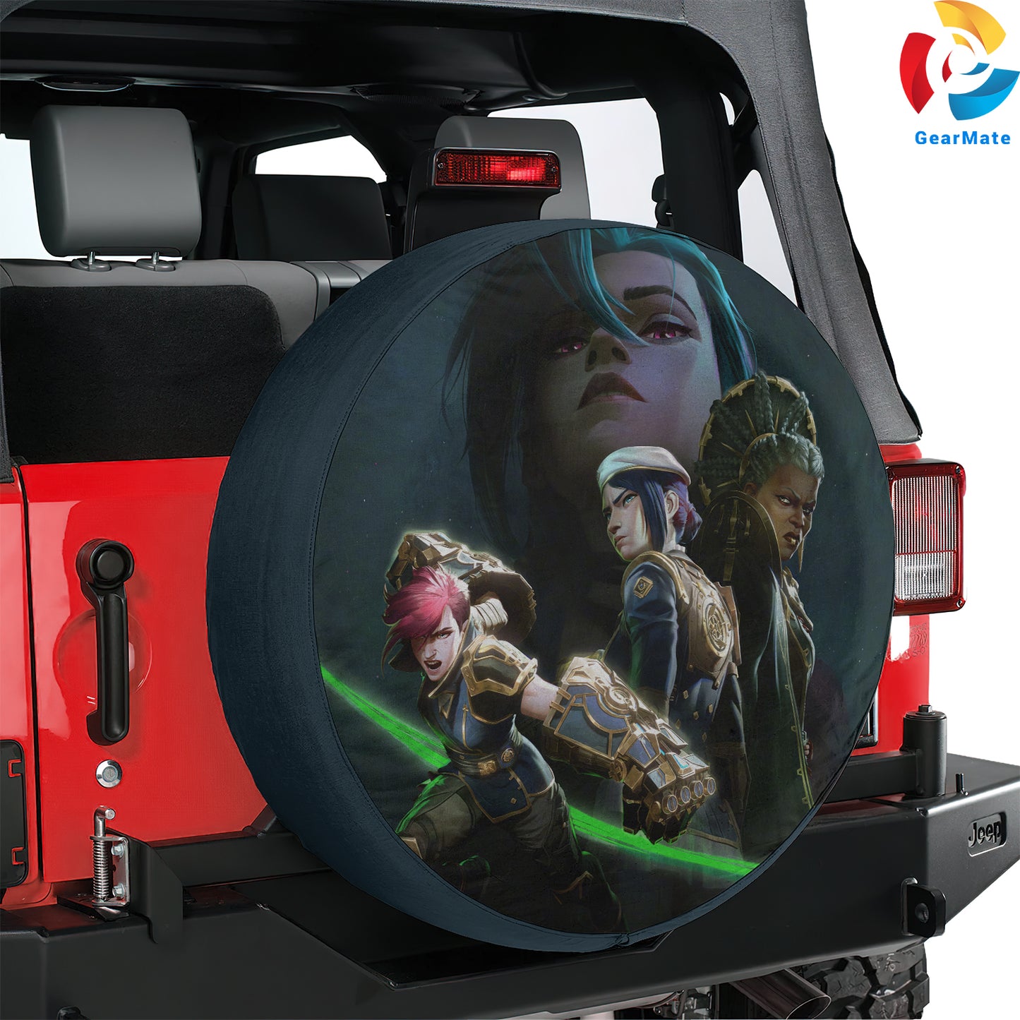 League Of Legends Arcane Spare Tire Cover – Premium Waterproof UV Resistant Protector