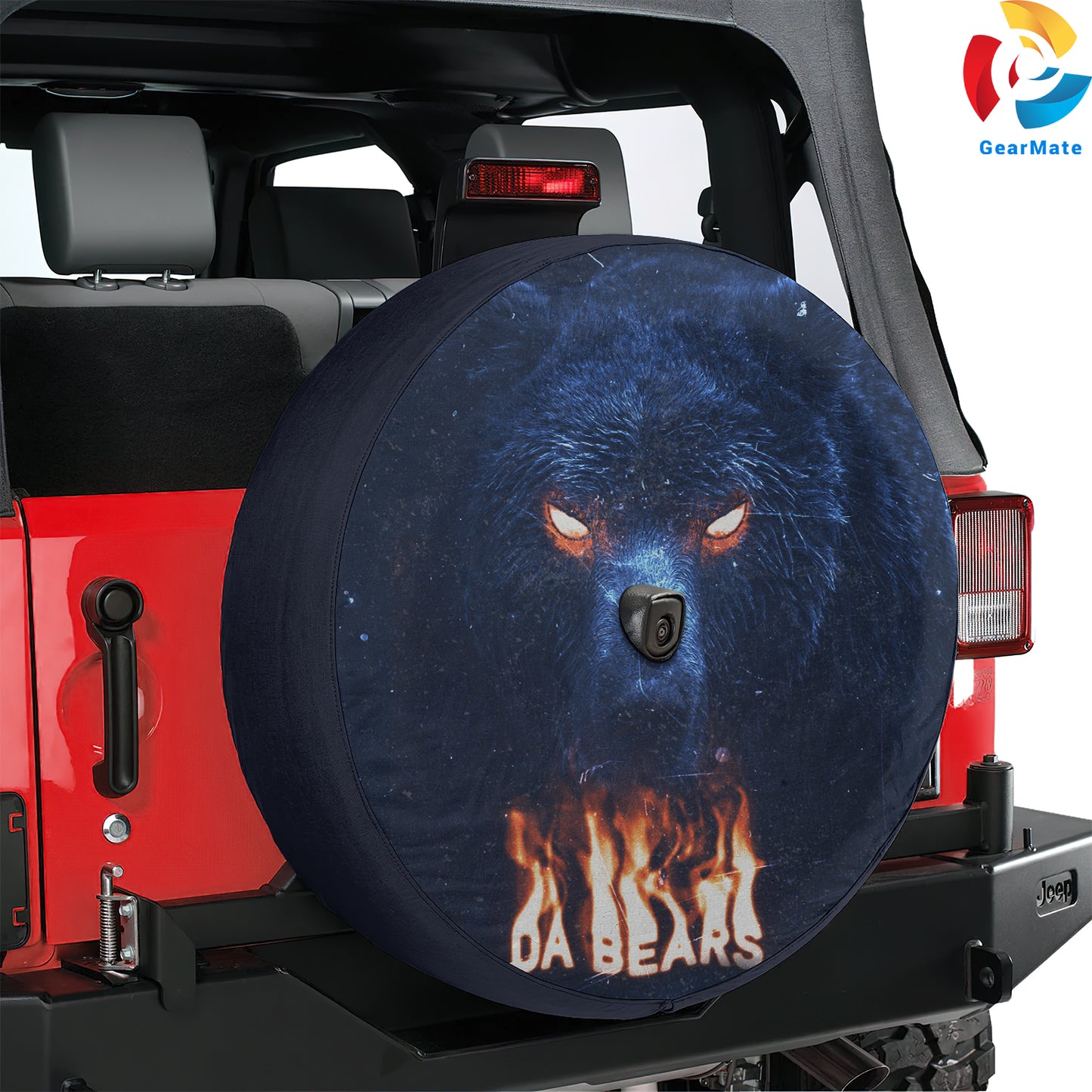 Chicago Bears Spare Tire Cover – Premium Waterproof UV Resistant Protector