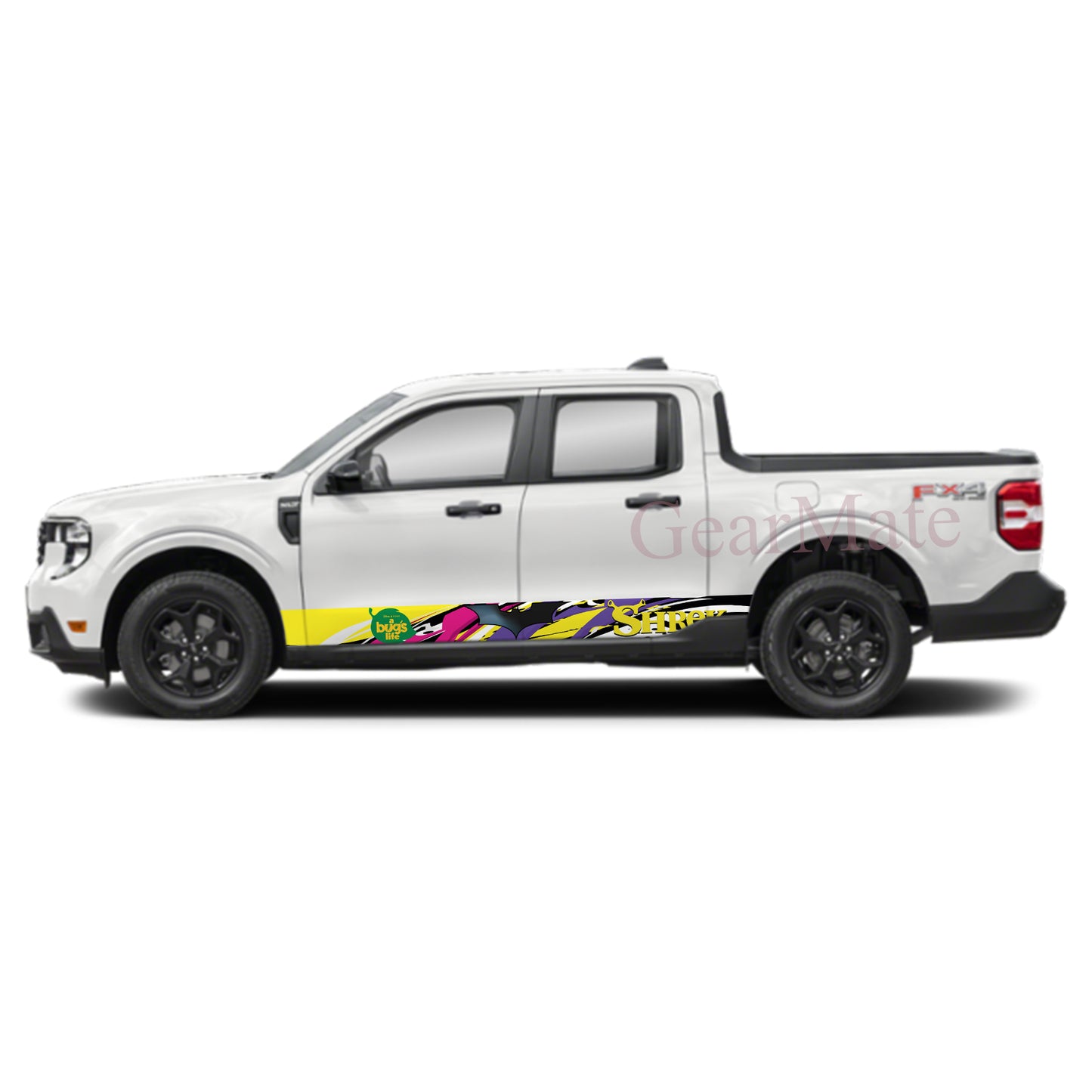 Speed YPR Batman Rocker Panel Graphic Decal Kit (Left & Right Sides) - High Quality Vinyl for Trucks & SUVs
