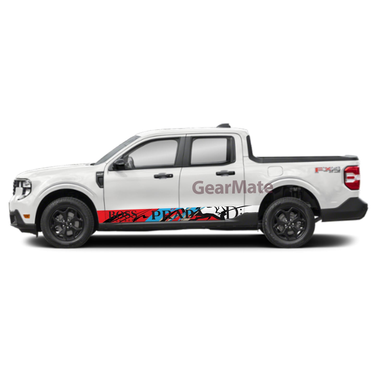 Prada Rocker Panel Graphic Decal Kit (Left & Right Sides) - High Quality Vinyl for Trucks & SUVs