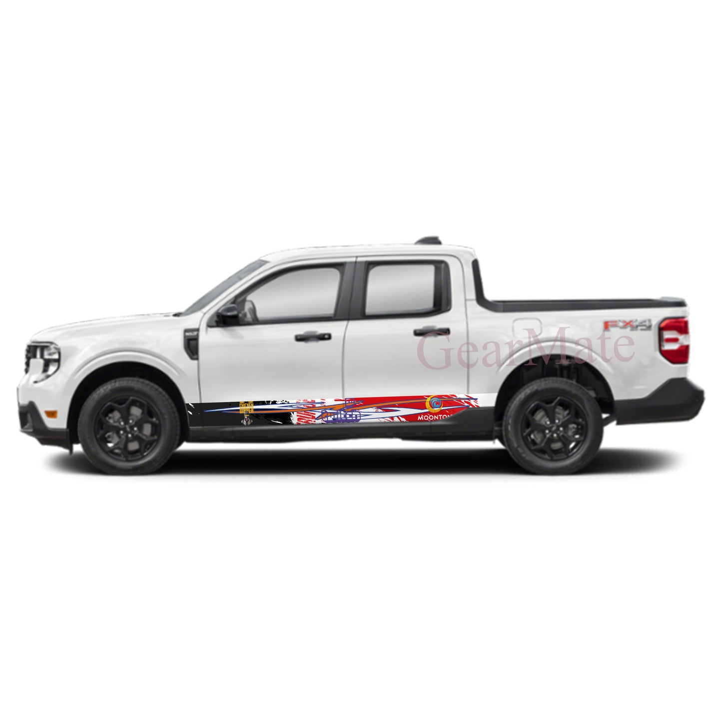 Twitch Games Rocker Panel Graphic Decal Kit (Left & Right Sides) - High Quality Vinyl for Trucks & SUVs