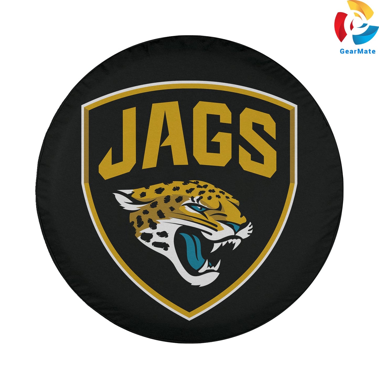 Jacksonville Jaguars NFL Gear Spare Tire Cover – Premium Waterproof UV-Resistant Protector