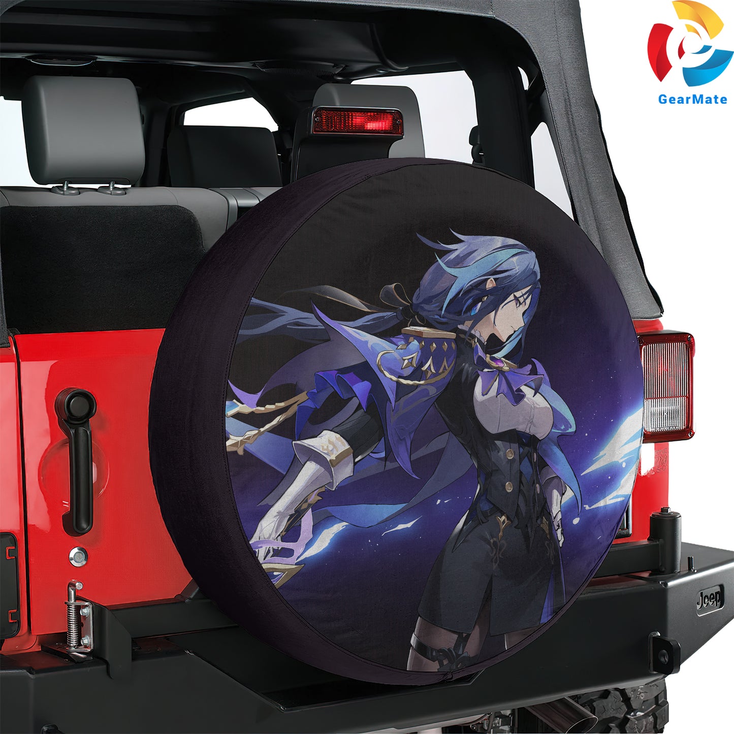 Clorinde Genshin Spare Tire Cover – Premium Waterproof UV Resistant Protector
