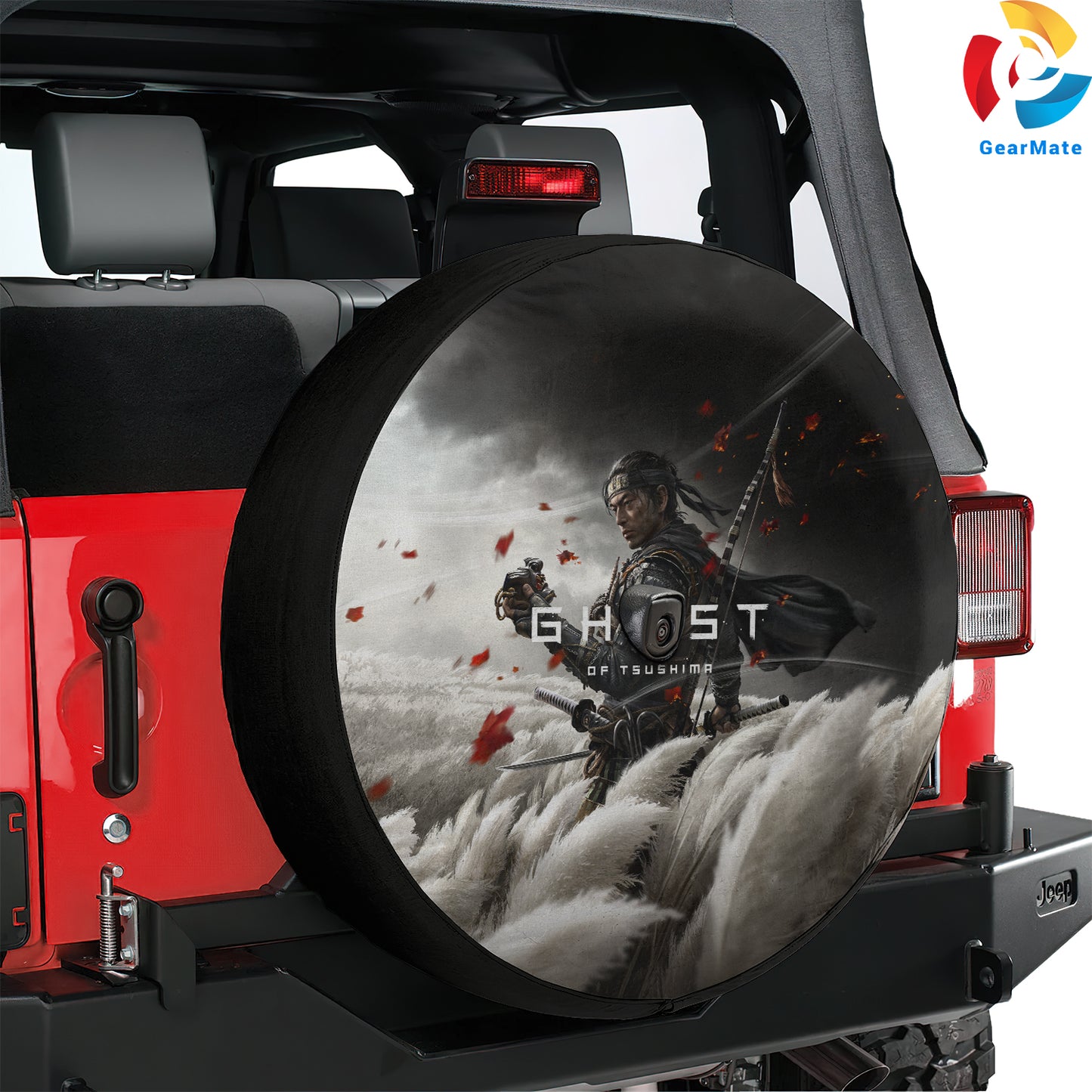 Ghost Of Tsushima Spare Tire Cover – Premium Waterproof UV Resistant Protector
