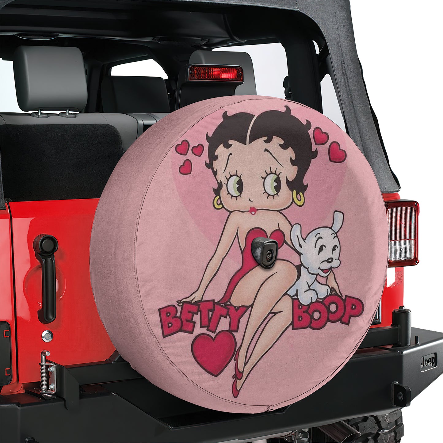Betty Boop Spare Tire Cover – Premium Waterproof UV Resistant Protector