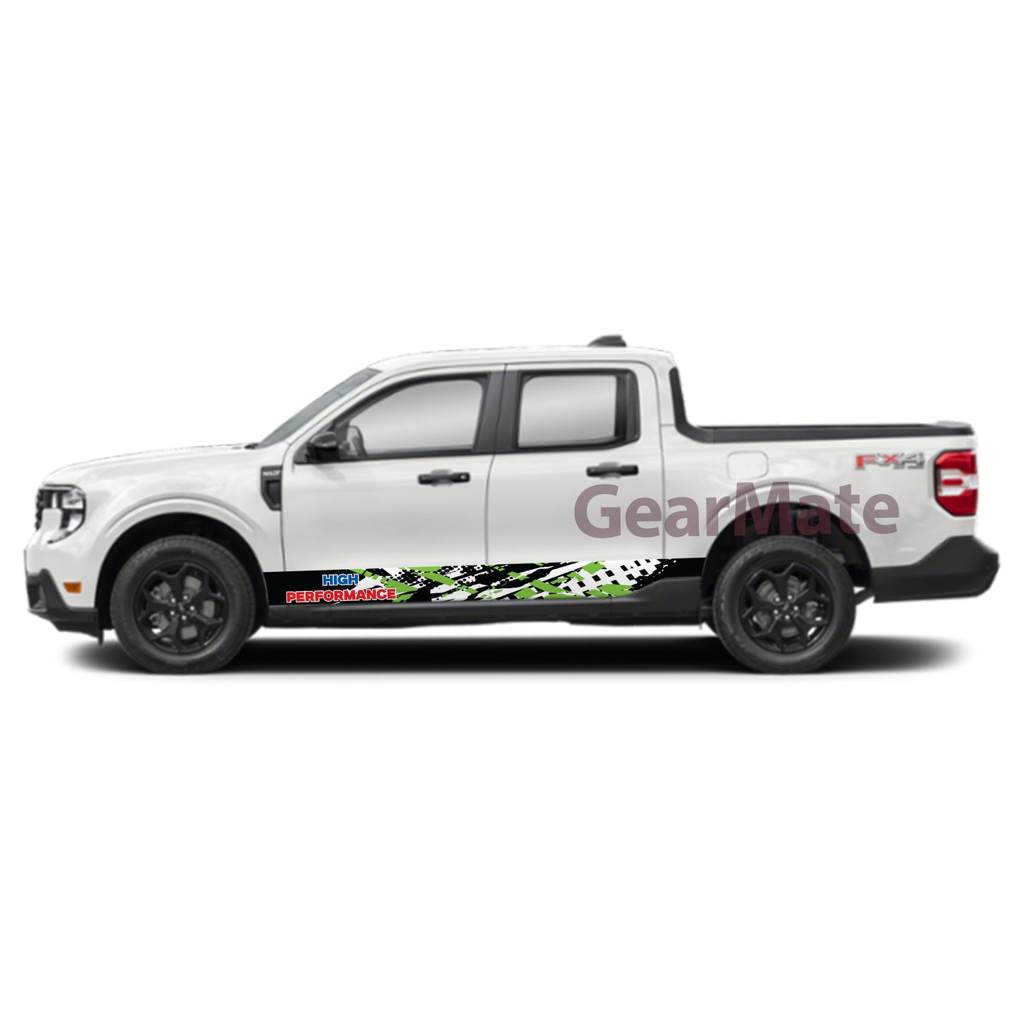High-Performance Edge Rocker Panel Graphic Decal Kit (Left & Right Sides) - High Quality Vinyl for Trucks & SUVs
