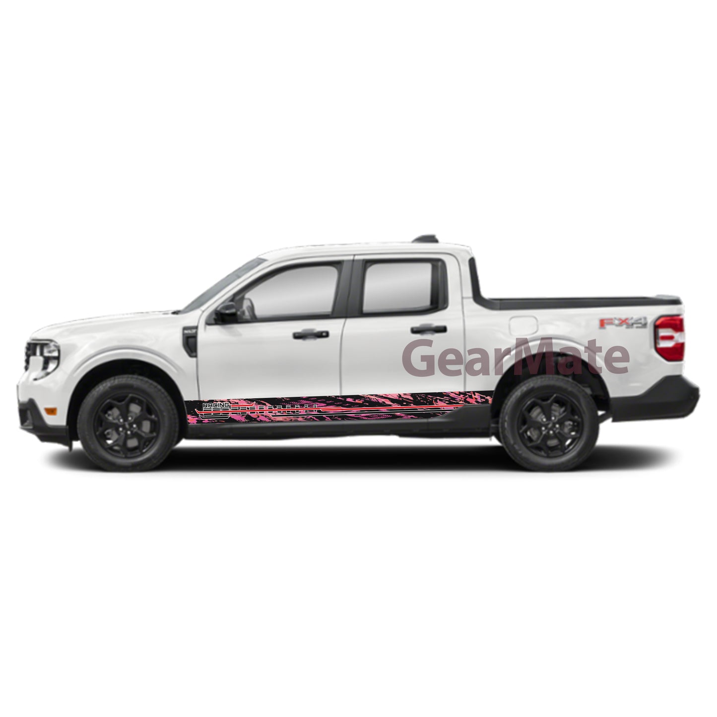 Camouflage Lead the Pack Rocker Panel Graphic Decal Kit (Left & Right Sides) - High Quality Vinyl for Trucks & SUVs
