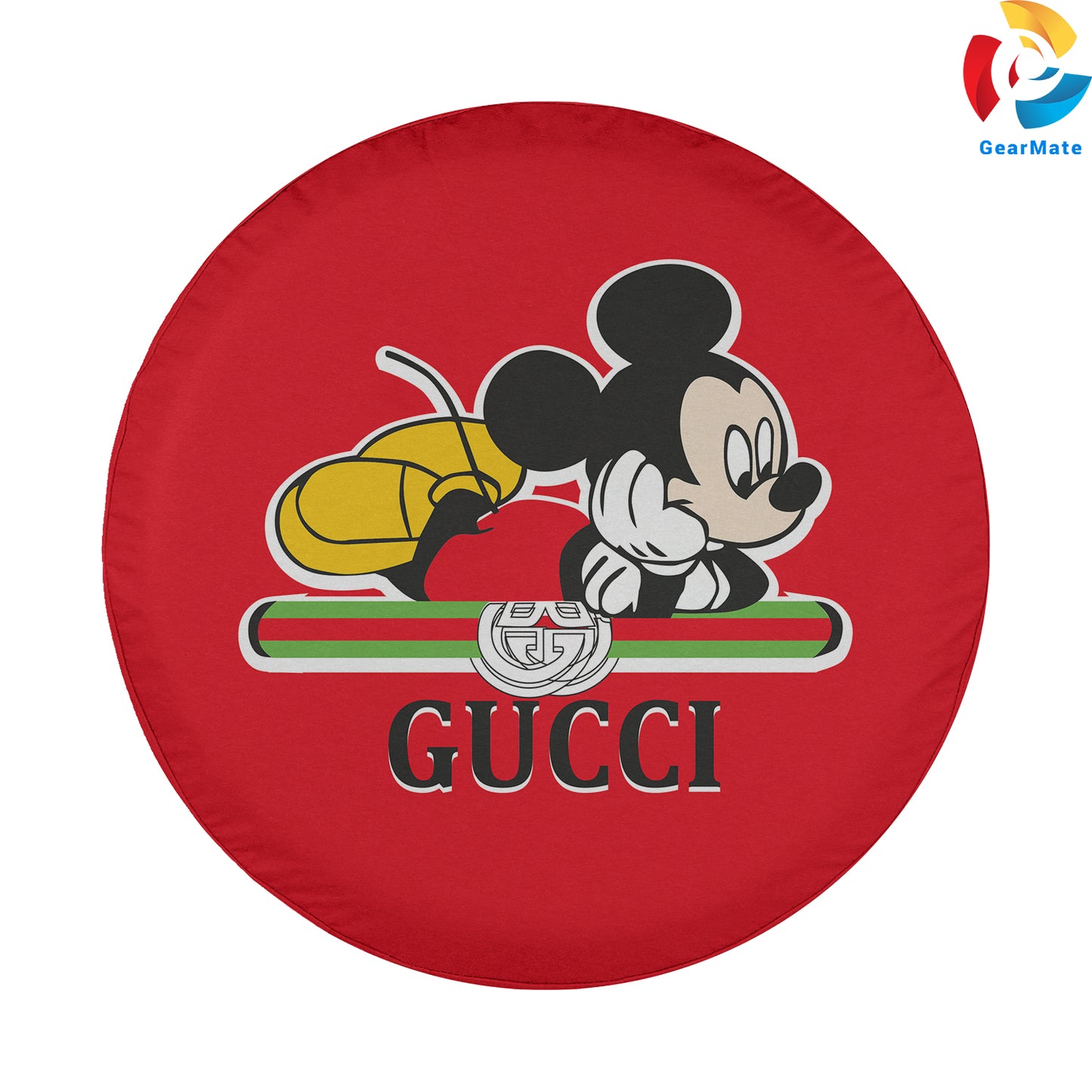 Mickey Mouse Gucci Spare Tire Cover – Premium Waterproof UV Resistant Protector