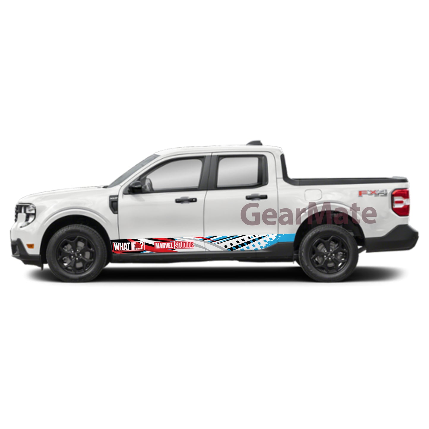 Sport Marvel What If Rocker Panel Graphic Decal Kit (Left & Right Sides) - High Quality Vinyl for Trucks & SUVs