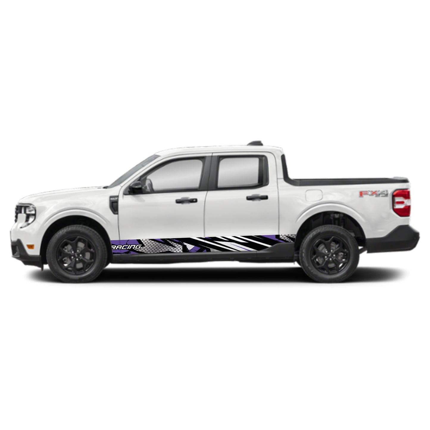 Sport Purple Rocker Panel Graphic Decal Kit (Left & Right Sides) - High Quality Vinyl for Trucks & SUVs
